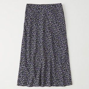 Abercrombie High Rise Midi Skirt